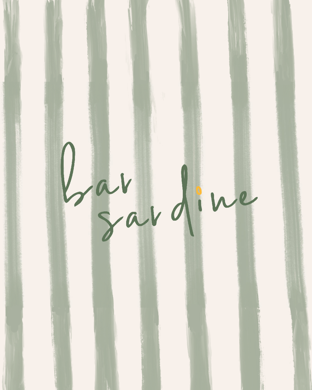 Bar Sardine — Illustrated Brand Identity