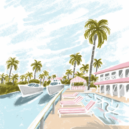 Florida Boats (8" x 10" Print)