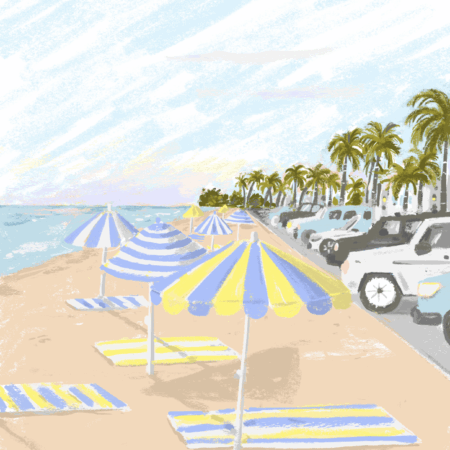 Florida Beach (8" x 10" print)