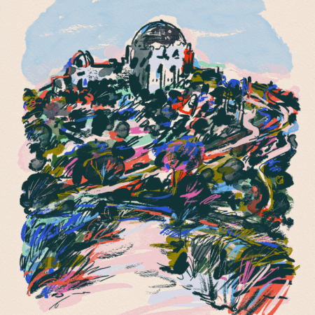 Griffith Observatory (11" 14" Print)